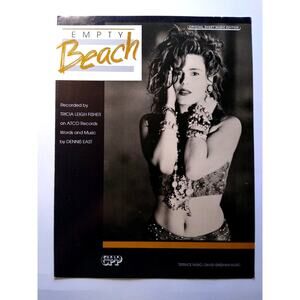 Empty Beach Tricia Leigh Fisher Sheet Music 1990 Music Memorabilia Dennis East